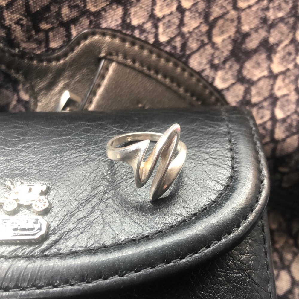 SALE!!! “Ribbon” Sterling Silver Ring